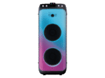 Altavoz de gran potencia - Vieta Pro Party 330, 120 W, Con batería, Autonomía 14h, Bluetooth, Luces, flashes y lásers sincronizados con música, Negro