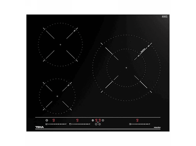 01-33 Placa inducción - Teka 112520018 IBC 63015, 3 zonas, 600 mm, Negro - Imagen 1