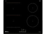 Encimera inducción - Balay 3EB963FR, 4 zonas, 592 mm, Negro