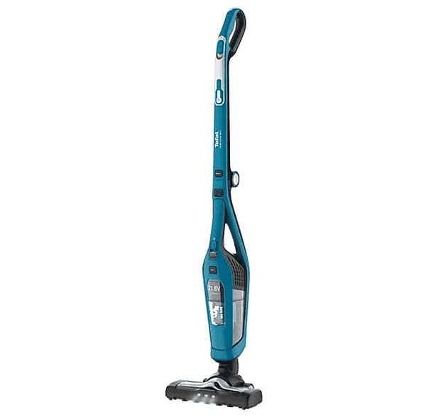 Aspirador escoba - Tefal TY6751WO, Potencia de succión 13 kPa, Depósito 0,6 l, Autonomía 45 min, Azul