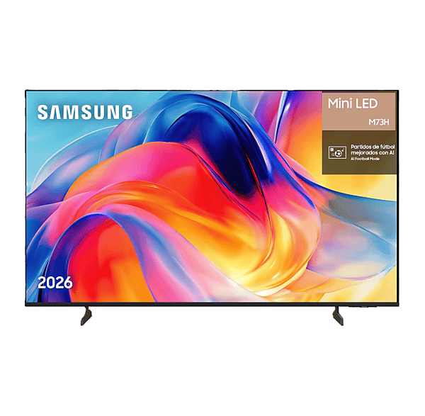 TV Mini LED 75" - Samsung TU75M73HAUXXC, UHD 4K, Mini LED Processor 4K, Smart TV, Full AI, Negro