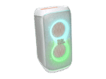 Altavoz de gran potencia - JBL PartyBox Club 120, Portátil para fiestas, Asa plegable, Bluetooth, Resistente salpicaduras, Autonomía 12h, 160W, Blanco - Imagen 2