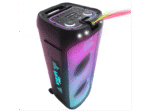 Altavoz de gran potencia - Vieta Pro Party 330, 120 W, Con batería, Autonomía 14h, Bluetooth, Luces, flashes y lásers sincronizados con música, Negro - Imagen 2