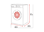 Lavadora carga frontal - Samsung WW11DB7B94GEU3, 11 kg, 1400 rpm, Autodosificación, AI EcoBubble™, Clase A -20%, Función WiFi con SmartThings™, Blanco - Imagen 2