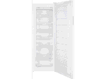 Congelador vertical - OK . OFZ 541 E W, 242 l, 172.2 cm, 7 cajones, Blanco - Imagen 3