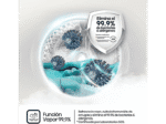 Lavadora secadora - Hisense WD3S8043BW3, 8 kg/5 kg, 1400 rpm, 16 programas. Clase A-30%, WiFi, Blanco - Imagen 9
