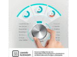 Lavadora carga frontal - Hisense WF3S9043BW3, 9 Kg, 1400 rpm, 14 programas, WiFi&Bluetooth, Clase A-30%, Blanco - Imagen 9