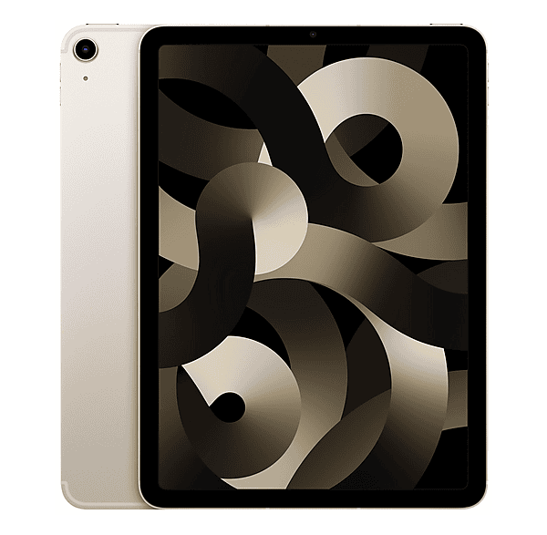 Tablet - Apple 1530394 MM6V3TY/A IPAD AIR WF CL 64GB STL 5 GEN, Blanco Estrella, 10,9 " Retina, 64 GB RAM, Tablet iOS