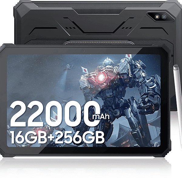 Tablet - Blackview Active 8 Pro, 256 GB, Negra, 10,36 " HD+, 8 GB RAM, MT6789(Octa core), Tablet Android