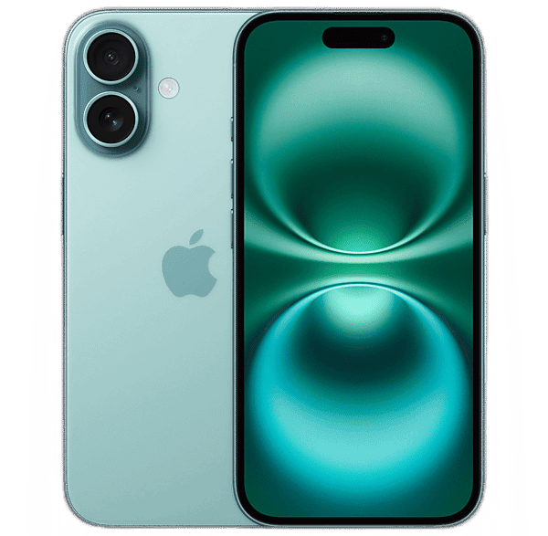 Smartphone - Apple iPhone 16, Verde azulado, 128 GB, 5G, 6.1 " OLED Super Retina XDR, Chip A18 Bionic, iOS