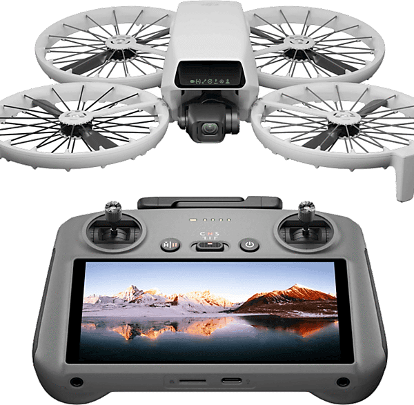 Dron - DJI Flip (DJI RC 2), 48 megapixel, 31 min Autonomía, AI Subject Tracking, Vídeos 4K, Gris