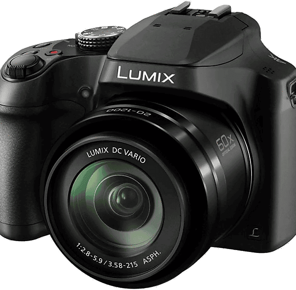 Cámara bridge - Panasonic DC-FZ82DE-K, 18.1 megapixel, 3840 x 2160 píxeles, Zoom 60x, Negro
