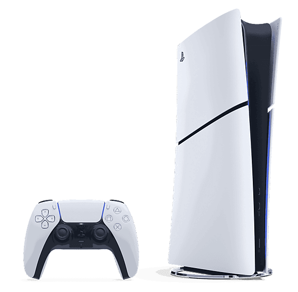 Consola - Sony PS5 Slim Digital Edition, 825 GB SSD, 4K, 1 mando, Chasis E, Blanco