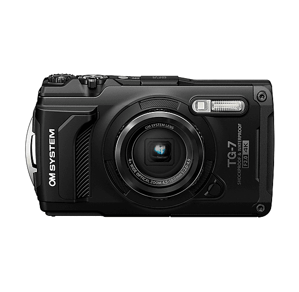 Cámara compacta - OM System OMSTG7B, 12 megapixel, (3840, 2160), Negro