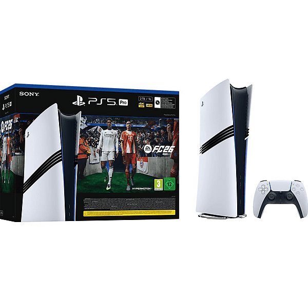 PS5 - Sony PlayStation 5 Pro 2TB + Juego EA Sports FC 26 Digital, blanco