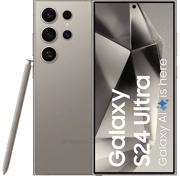Smartphone - Samsung GALAXY S24 ULTRA 6.8P/5G/8N/12+1TB/G, Titanium Gray, Móvil Android, 12 GB RAM, 6,8 " QHD+, Qualcomm Snapdragon 8, 5000 mAh