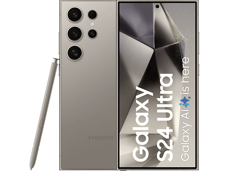01-262 Smartphone - Samsung GALAXY S24 ULTRA 6.8P/5G/8N/12+1TB/G, Titanium Gray, Móvil Android, 12 GB RAM, 6,8 " QHD+, Qualcomm Snapdragon 8, 5000 mAh - Imagen 1