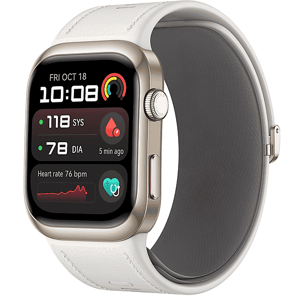 Smartwatch - Huawei WATCH D2 WHITE, 26.5 mm, Aluminio, Blanco