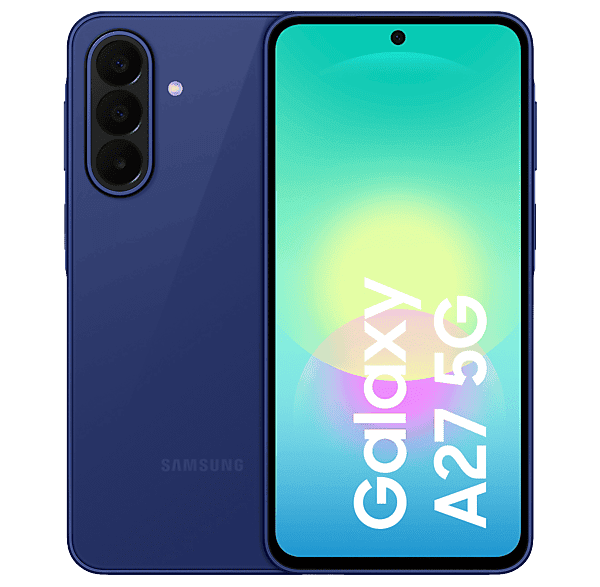 Móvil - Samsung Galaxy A27 5G, Azul, 128 GB, 6 GB RAM, 6.7" FHD+ Super AMOLED, Qualcomm Snapdragon 6 Gen 3, 5000 mAh, Android 16