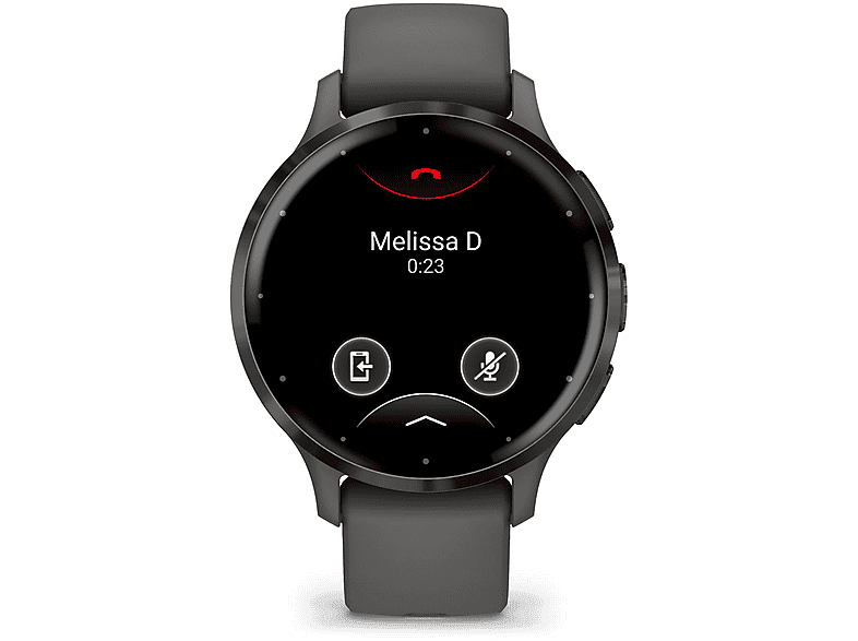 01-390 Smartwatch - Garmin VENU 3S, PEBBLE GRAY AND SLATE, WW, Negro - Imagen 1
