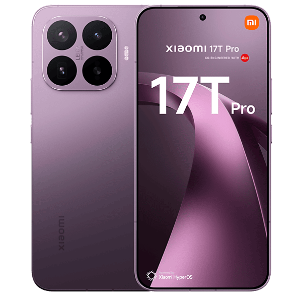 Móvil - Xiaomi 17T Pro, Morado, 512 GB, 12 GB RAM, 6.83" pOLED, MediaTek Dimensity 9500, 7000 mAh