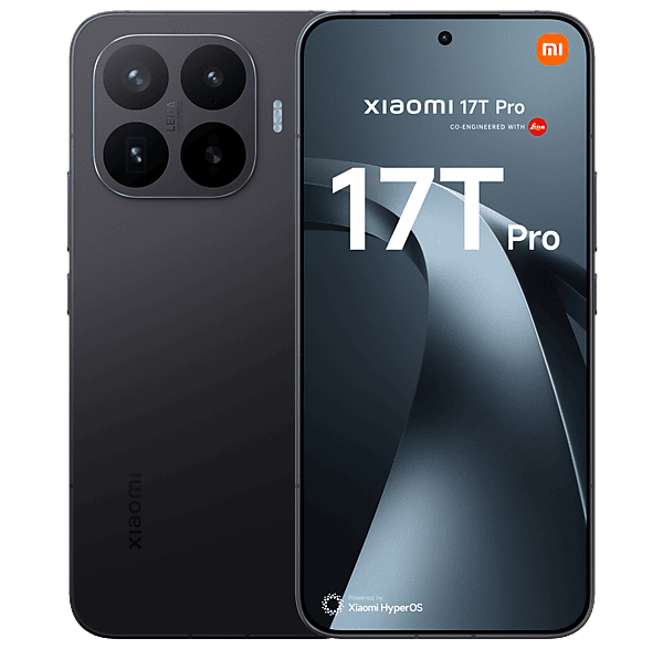 Móvil - Xiaomi 17T Pro, Negro, 1TB, 12 GB RAM, 6.83" pOLED, MediaTek Dimensity 9500, 7000 mAh