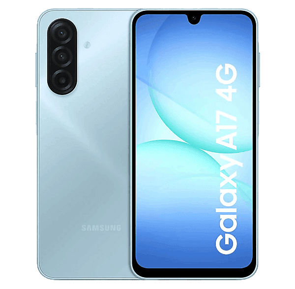 Móvil - Samsung Galaxy A17 LTE, Azul, 256 GB, 8 GB RAM, 6.7", FHD+ Super AMOLED, Mediatek G99 Octa-core, 5000 mAh, Android 15