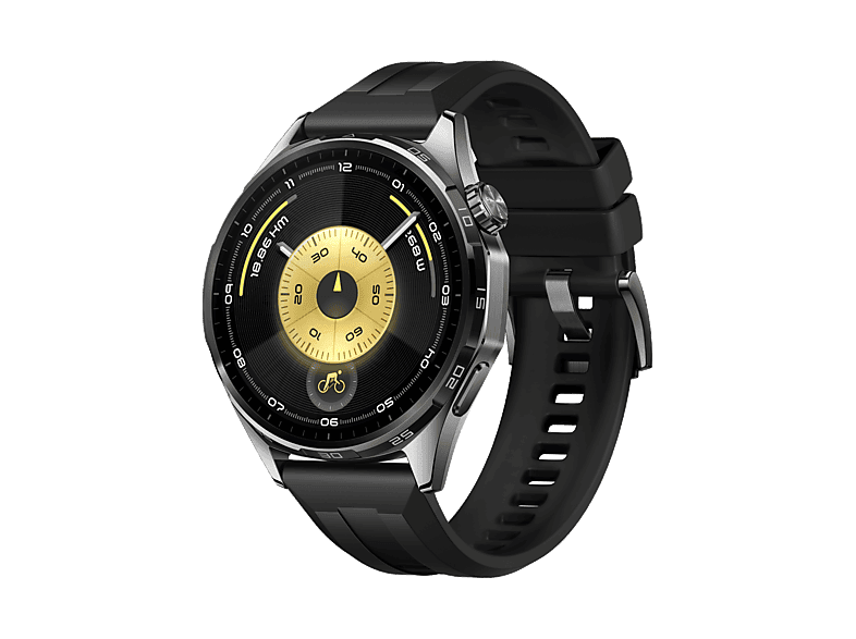 01-449 Smartwatch - Huawei Watch GT6, 46mm, Pantalla AMOLED, Hasta 21 días Autonomía, Monitorización avanzada de Salud, Bluetooth, Resistente al Agua, Negro - Imagen 1
