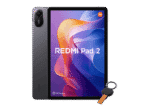 Tablet - Xiaomi Redmi Pad 2 + Ring Holder, 11 " 2.4K, 4 GB RAM, 256 GB, Dolby Atmos,MediaTek Helio G100 Ultra, Graphite gray, Incluye Ring Holder