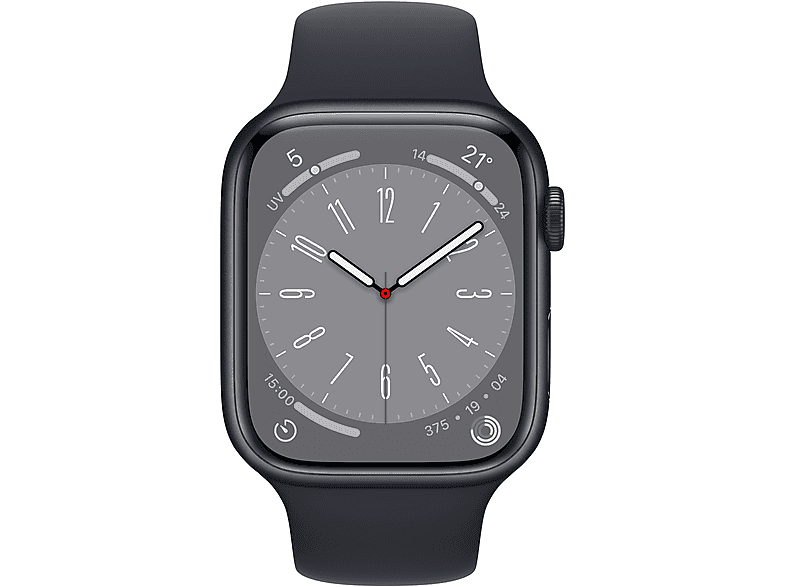 01-505 Smartwatch - Apple 1540046 APPLE WATCH S8 45 MID AL MID SP GPS, Talla única, Aluminio, Medianoche - Imagen 1
