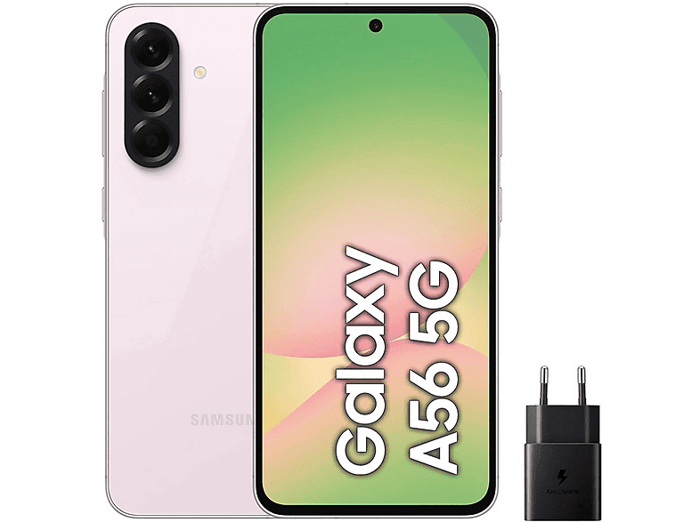 01-507 Smartphone - Samsung A56, Rosa, Móvil, 256 GB, 8 GB RAM, 6,7 ", Exynos 1580, 5000 mAh - Imagen 1