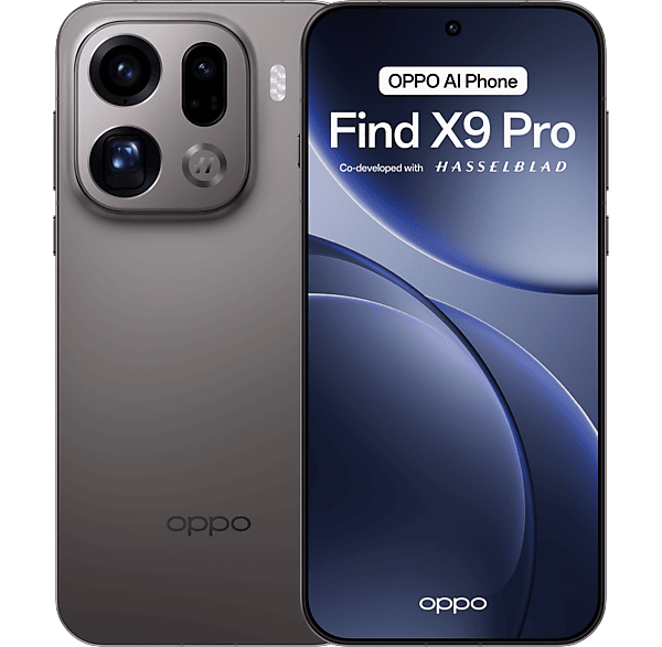 Móvil - Oppo Find X9 Pro, Titanium Charcoal, 512 GB, 16 GB RAM, 6.78" AMOLED ProXDR Gorilla Glass 120 Hz, MediaTek 9500, 7500 mAh