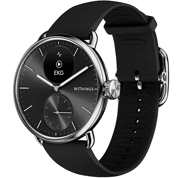 Smartwatch - Withings 56836, Acero inoxidable, Negro