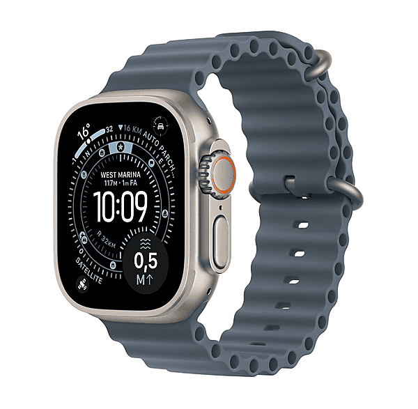 Apple Watch - Apple Watch Ultra 3 49 NT TI AB OB-YPT, Talla única, Titanio, Azul