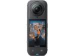 Cámara deportiva - Insta360 X5 Estándar, 8K, 360º, 185 min Autonomía, Vídeo HDR Activo 5,7K a 60 fps, Negro