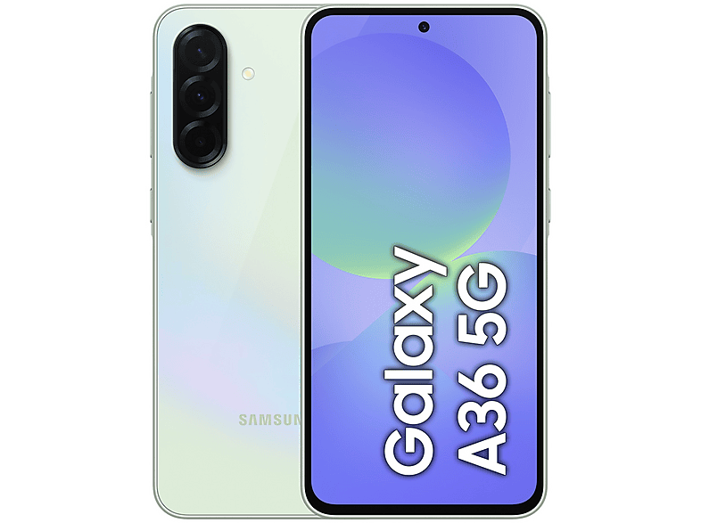 01-646 SAMSUNG Galaxy A36, Verde, Móvil Android, 256 GB, 8 GB RAM, 6,7 " Super AMOLED, Gorilla Glass 7, 120 Hz, Qualcomm SM6475-AB Snapdragon 6 Gen 3 - - Imagen 1