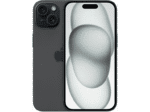 Smartphone - Apple iPhone 15, Black, Móvil iOS, 128 GB, 6 GB RAM, 6,1 " Super Retina XDR, Ceramic Shield, Recubrimiento oleofóbico, Anti-huellas