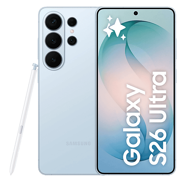 Móvil - Samsung Galaxy S26 Ultra, Azul Cielo, 1 TB, 16 GB RAM, 6.9" QHD+, Qualcomm Snapdragon 8 Elite Gen 5, 5000 mAh, Android 16