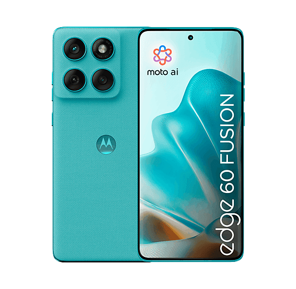 Móvil - Motorola edge 60 fusion, Amazonite, 256 GB, 8 GB RAM, 6.7" pOLED, MediaTek Dimensity 7300, 5200 mAh