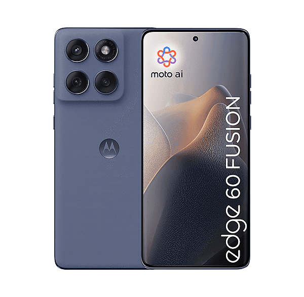 Móvil - Motorola edge 60 fusion, Grey, 256 GB, 8 GB RAM, 6.7" pOLED, MediaTek Dimensity 7300, 5200 mAh