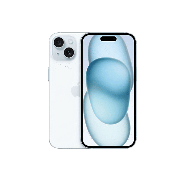 Smartphone - Apple iPhone 15, Blue, Móvil iOS, 128 GB, 6 GB RAM, 6,1 " Super Retina XDR, Ceramic Shield, Recubrimiento oleofóbico, Anti-huellas