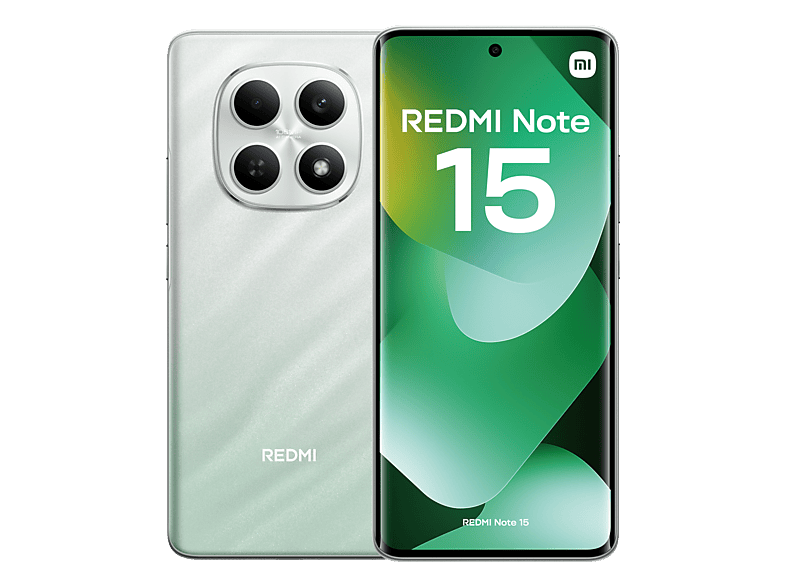 01-796 Móvil - Xiaomi Redmi Note 15, Verde bosque, 256 GB, 8 GB RAM, 6.77" AMOLED FHD+, MediaTek Helio G100-Ultra, 6000 mAh - Imagen 1
