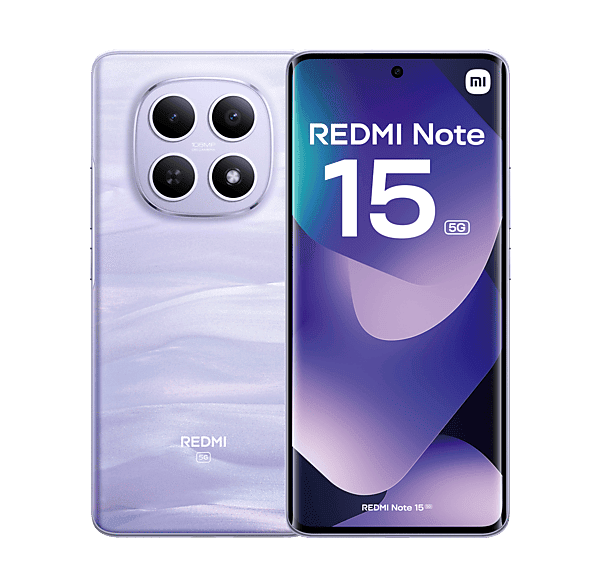 Móvil - Xiaomi Redmi Note 15 5G, Púrpura, 256 GB, 8 GB RAM, 6.77" AMOLED FHD+, Snapdragon 6 Gen 3, 5520 mAh