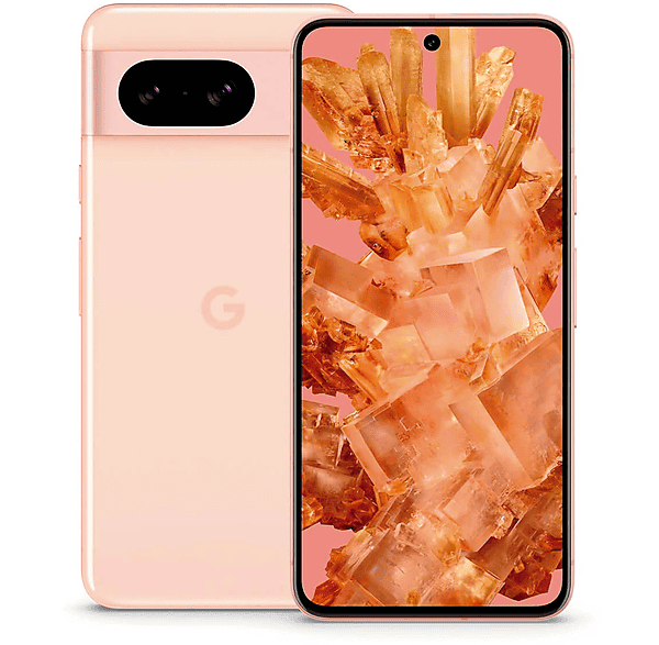 Smartphone - Google PIXEL 8 6.2P/5G/8N/8+128GB/P, Rosa, Móvil Android, 8 GB RAM, 6,2 " OLED Full HD+, Google Tensor G3, 4,575 mAh