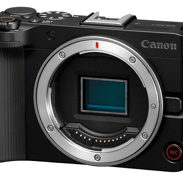 Cámara EVIL - Canon EOS R50 V, 24.2 megapixel, Pantalla táctil LCD TFT en color 7.5 cm, Wi-Fi, 4K a 60p, Dual Pixel CMOS Auto Focus, Negro