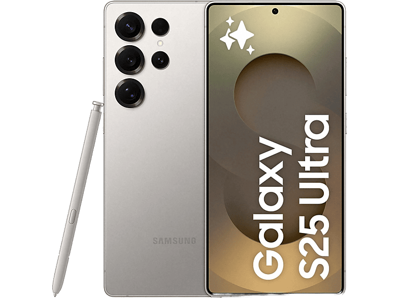01-866 Móvil - Samsung Galaxy S25 Ultra, Titanium Gray, 512 GB, 12 GB RAM, 6.9" WQHD+, Snapdragon 8, 5000 mAh, Android 15 - Imagen 1