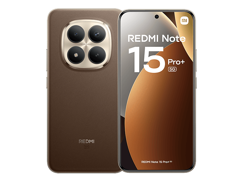 01-878 Móvil - Xiaomi Redmi Note 15 Pro+, Mocha brown, 512 GB, 12 GB RAM, 6.83" AMOLED CrystalRes, Snapdragon® 7s Gen 4", 6500 mAh - Imagen 1