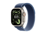 Smartwatch - Apple Watch Ultra 3 (2025), GPS+CEL, 49 mm, Caja de Titanio Natural, Correa Trail Loop Azul/azul brillante, S/M, Calidad del sueño
