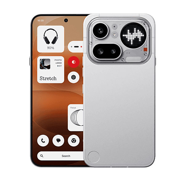 Móvil - Nothing Phone 4a Pro, Plata, 256GB, 8GB, 6.83" AMOLED, Qualcomm Snapdragon 7 Gen 4, 5080 mAh