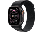 Smartwatch - Apple Watch Ultra 3 (2025), GPS+CEL, 49 mm, Caja de Titanio Negro, Correa Alpine Loop Negro, S, Calidad del sueño, Via satélite